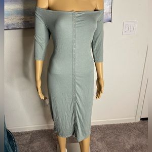 Off the shoulder dress